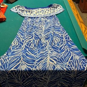 Lily Pulitzer new off shoulder dress